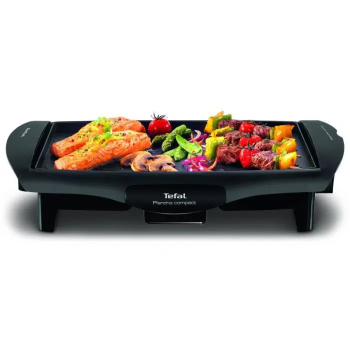 Barbecue Électrique TEFAL Plancha Compact CB500512 - 1800W