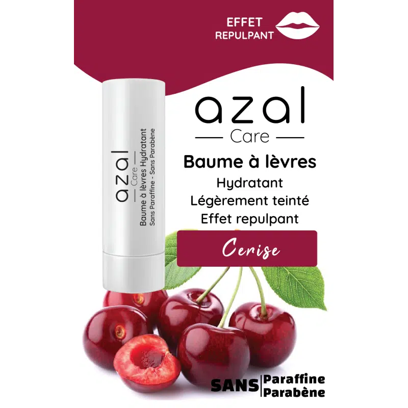 Azal - Baume à lèvres - Cerise