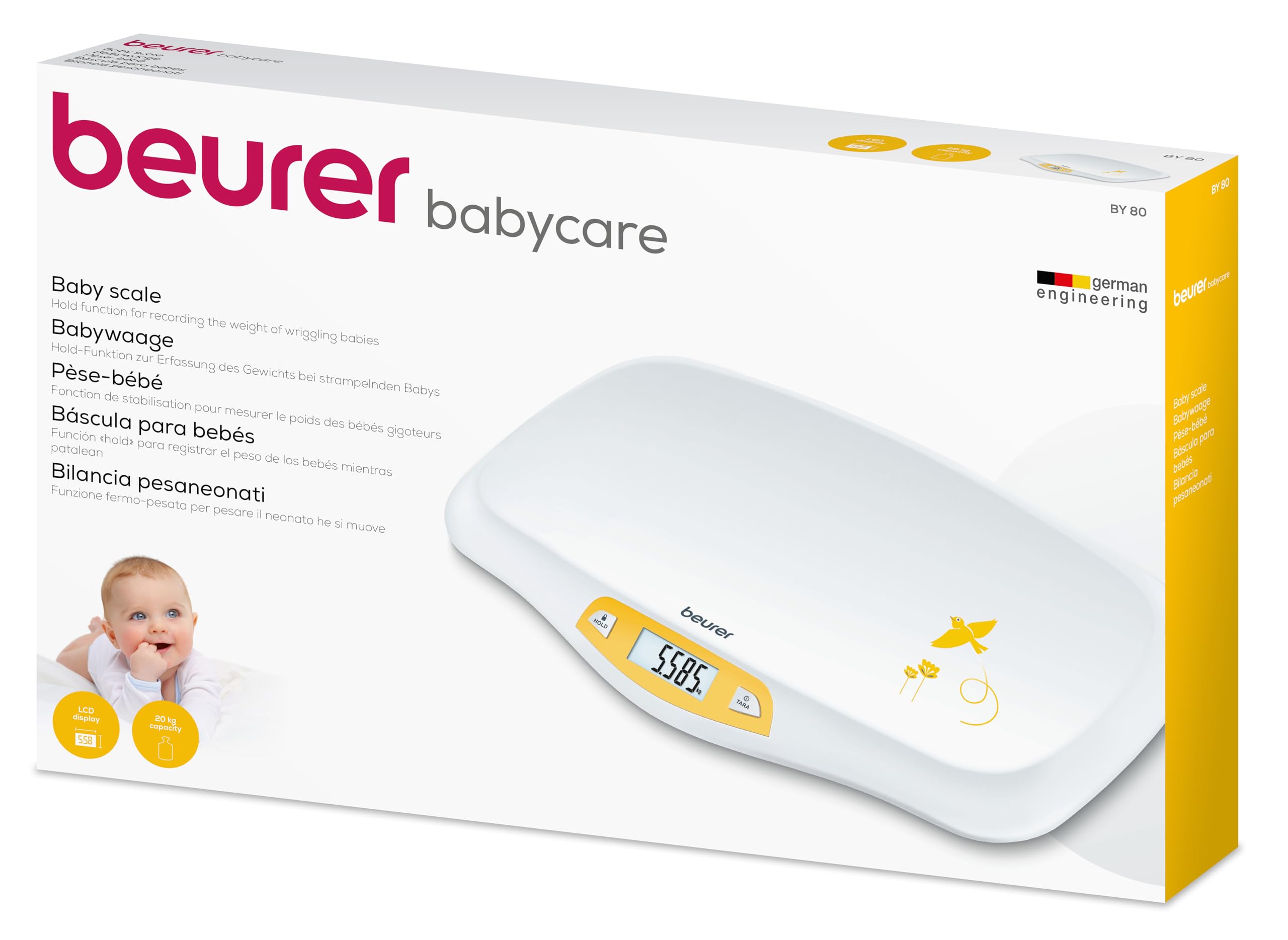 Pese bébé beurre - pour mesurer le poids du bébé