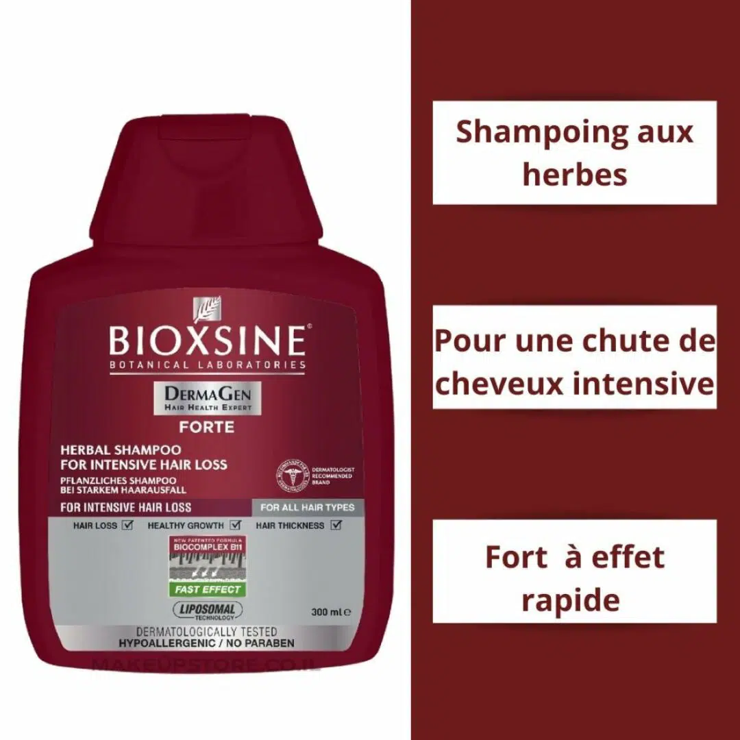 Bioxsine Dermagen Forte Shampoing Perte intense 300ML