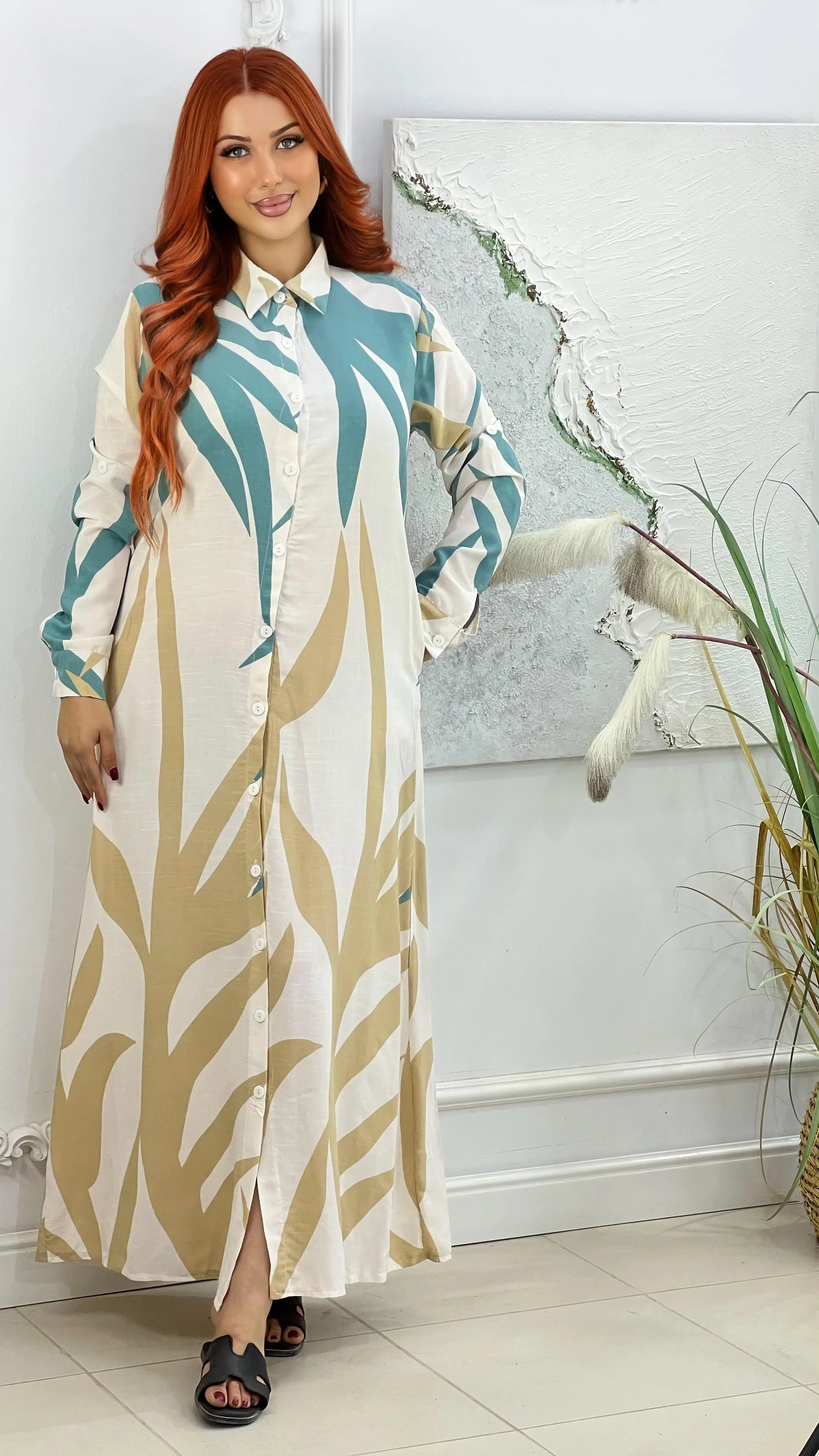 Robe Chemise KAMRAYA – Jungle Chic