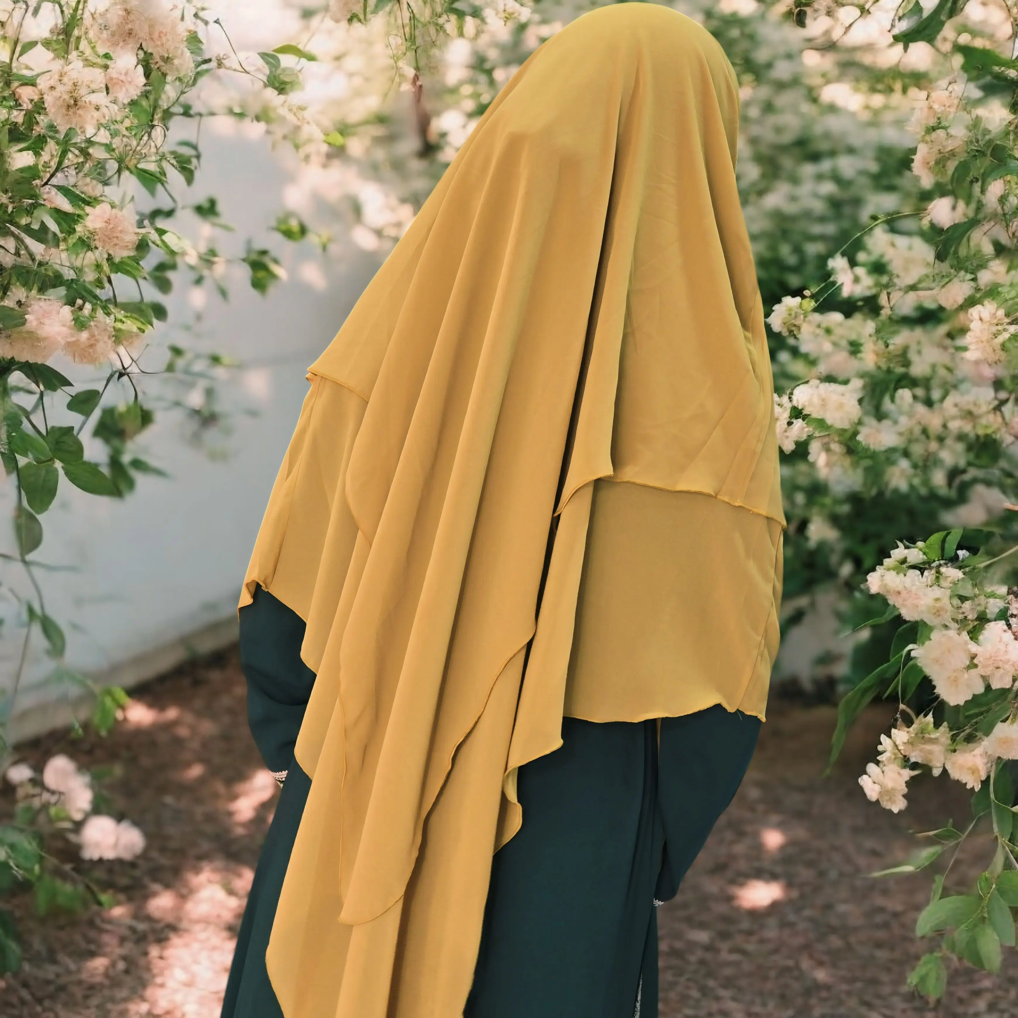 Hijeb Longue jaune moutarde