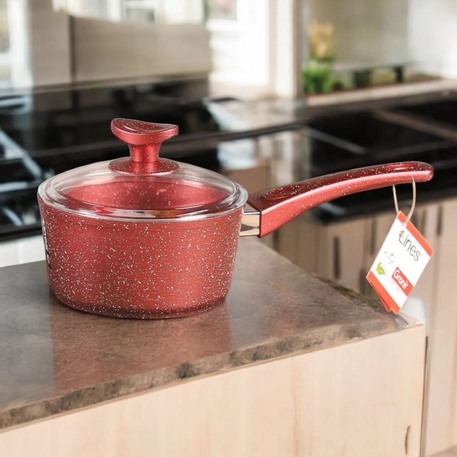 Casserole Granite Lines 18cm - Beige - 1,8L