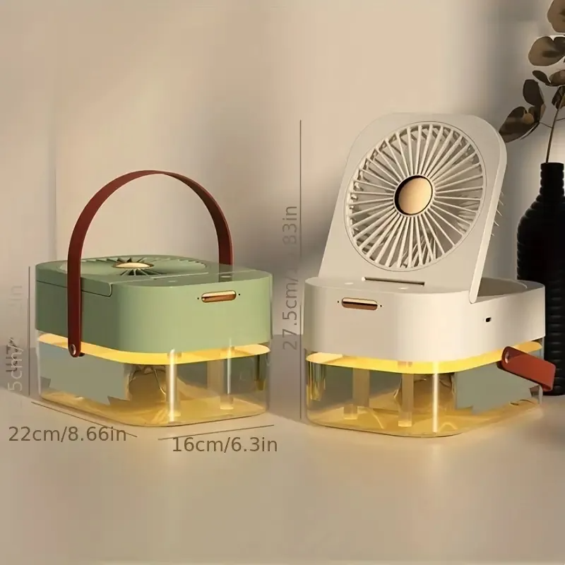 Humidificateur électrique avec ventilateur 3 en 1