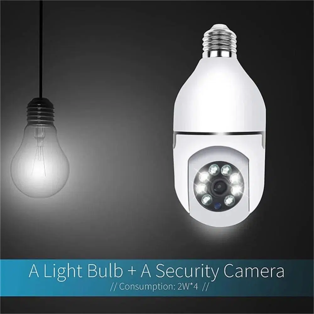 Caméra Wi-Fi avec ampoule led