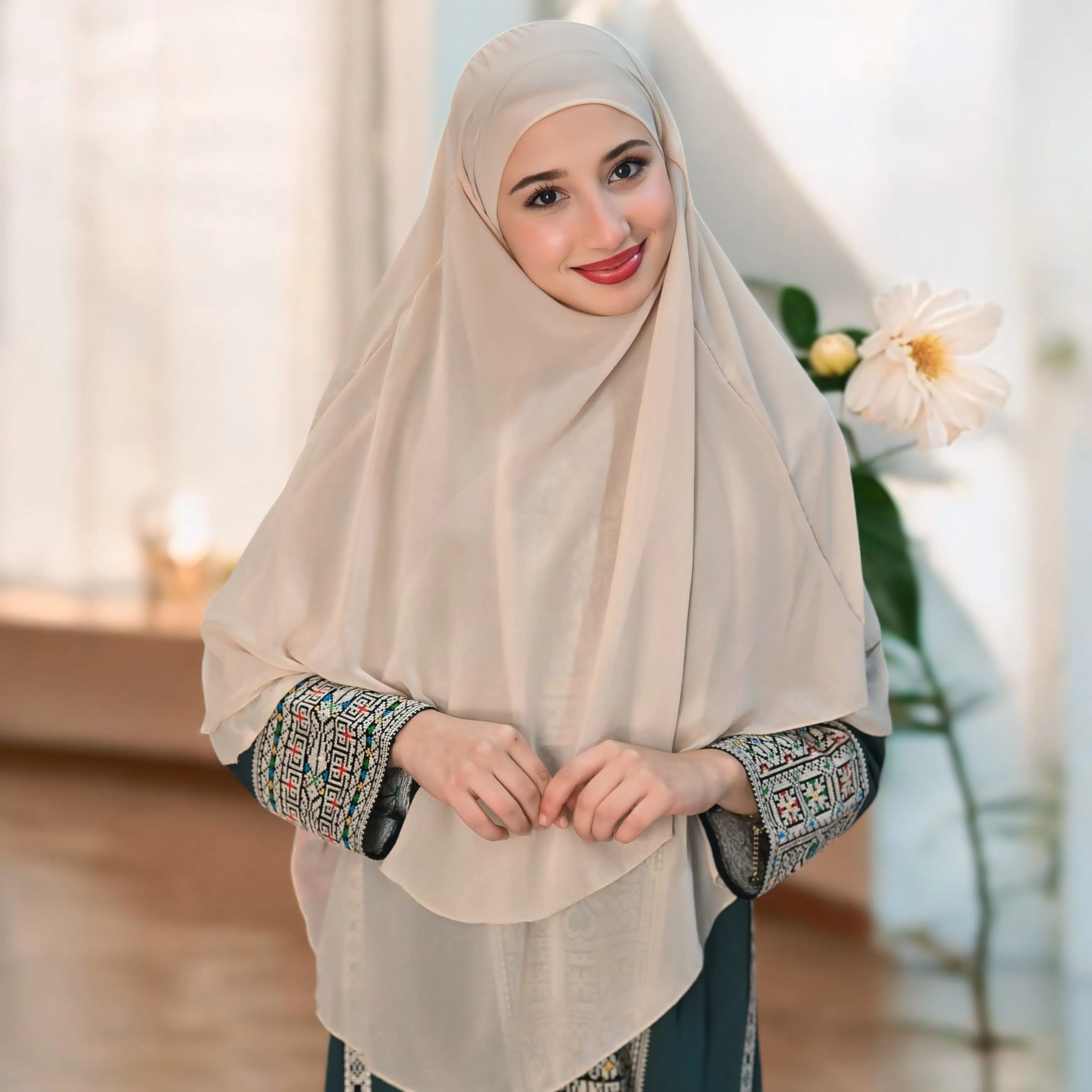 Hijeb Longue Beige Claire