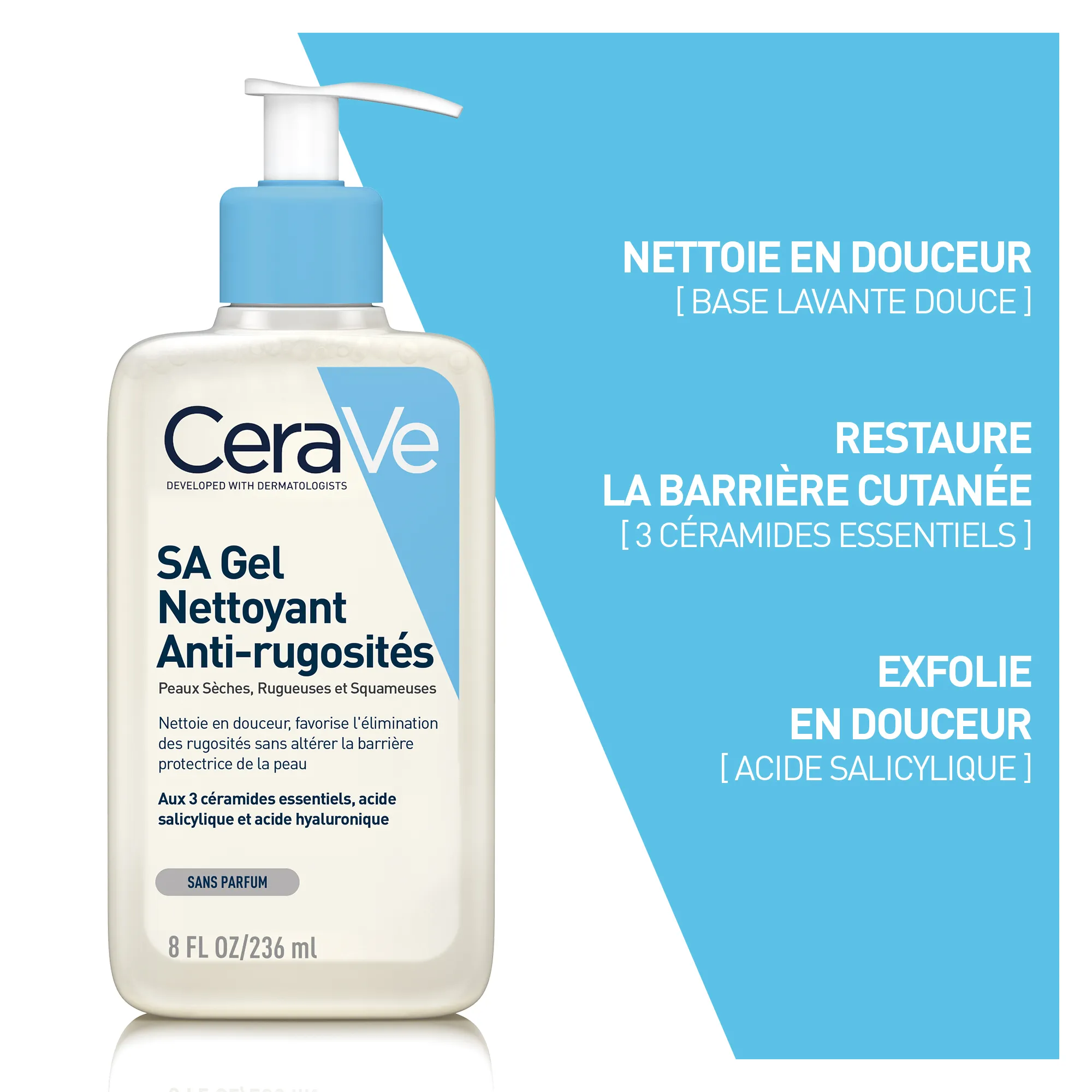 CERAVE SA Gel Nettoyant Anti Rugosités 236ML