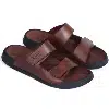 KENZAU Claquettes Homme Scratch Réglable et Semelle Souple