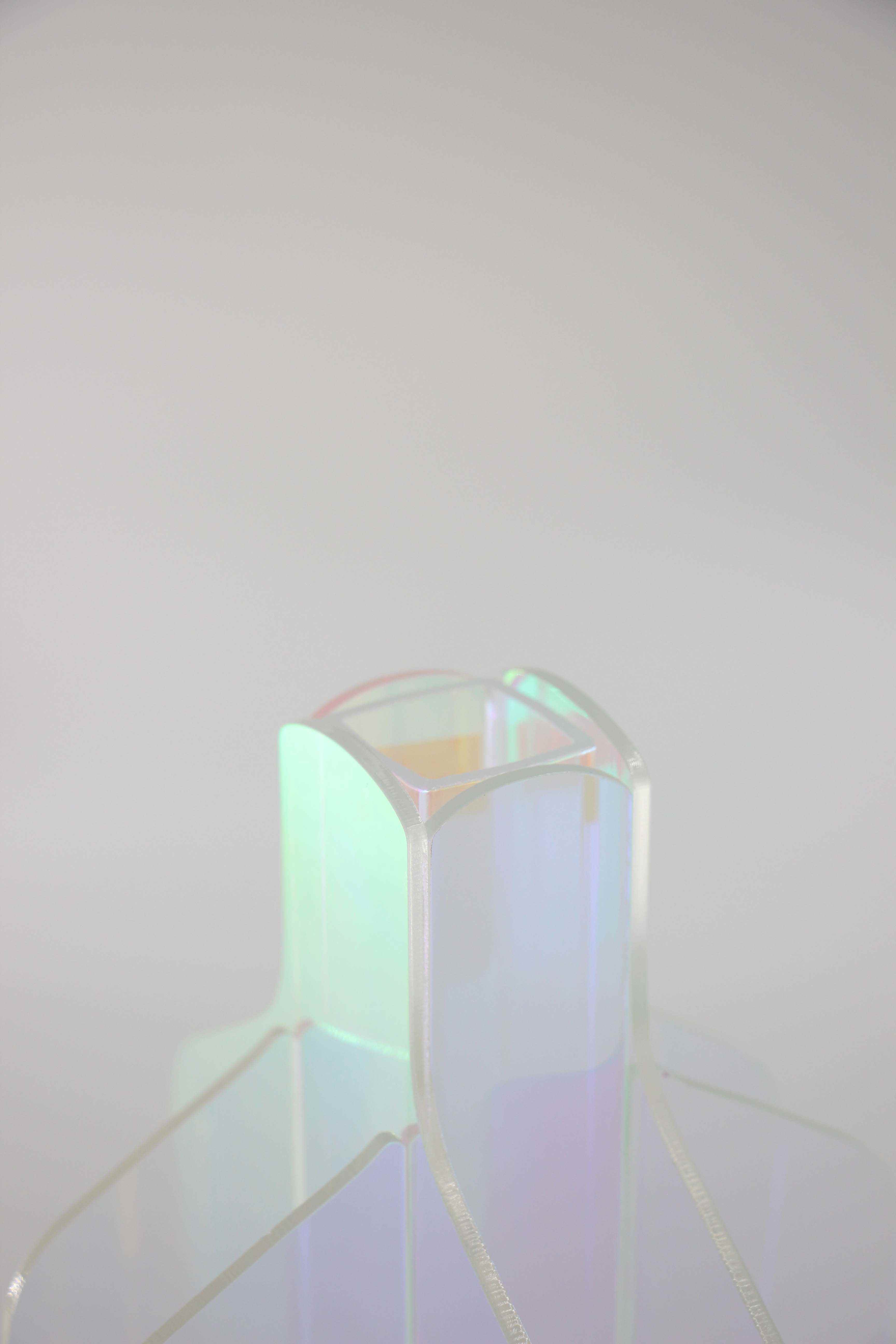 Vase acrylique colorful