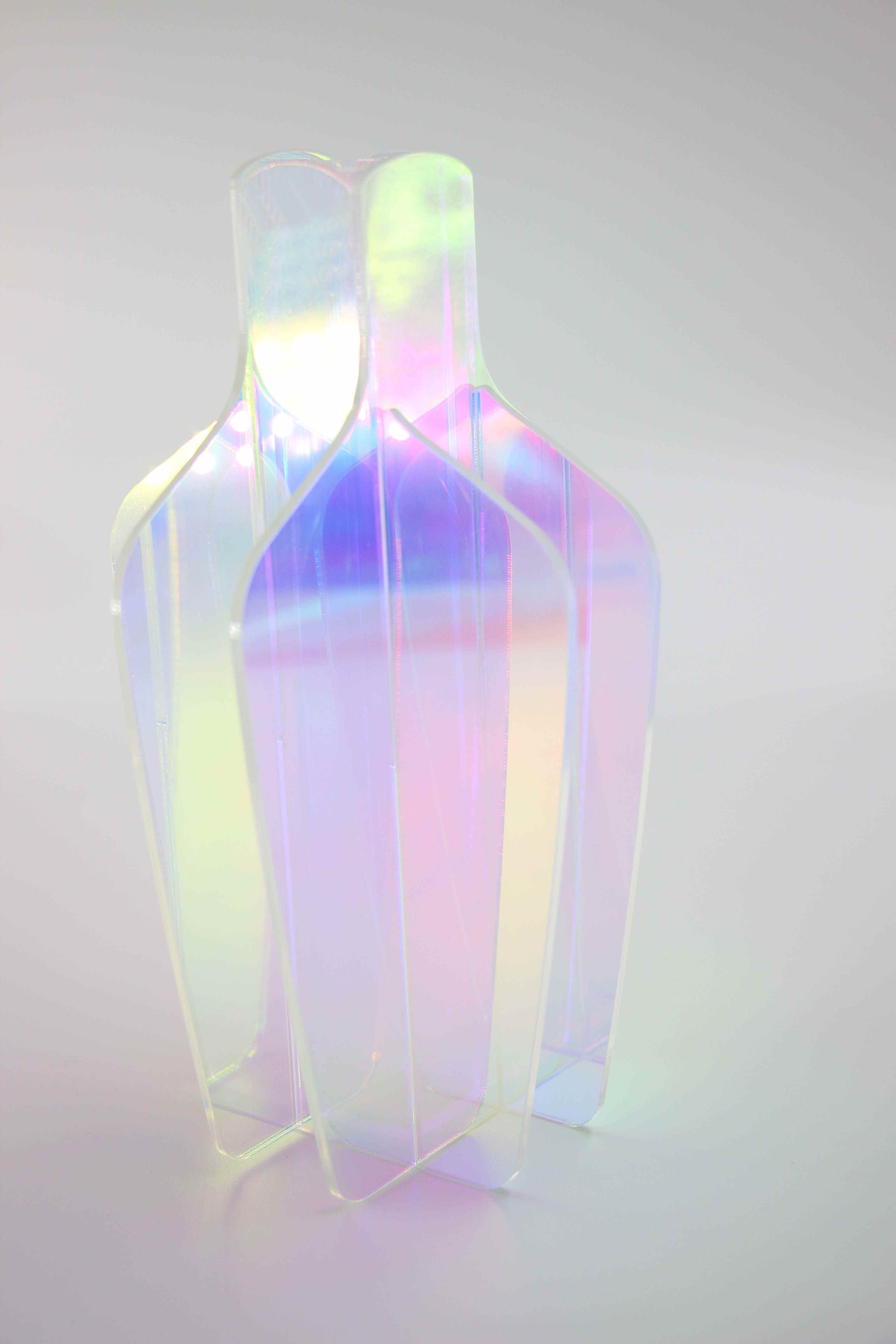 Vase acrylique colorful