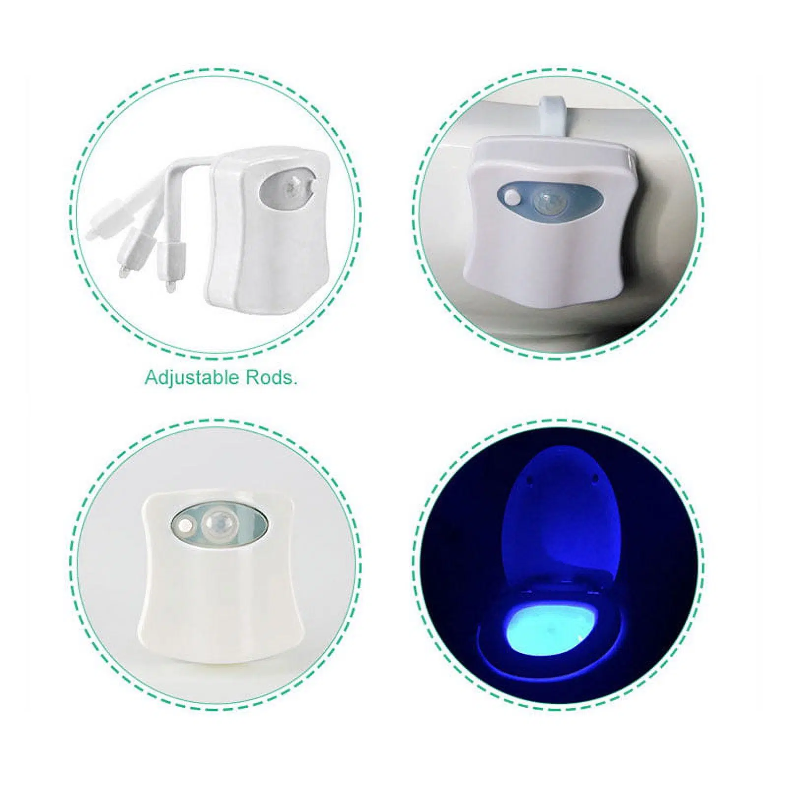Eclairage LED pour WC |ضوء  ليلي بتقنية استشعار الحركة