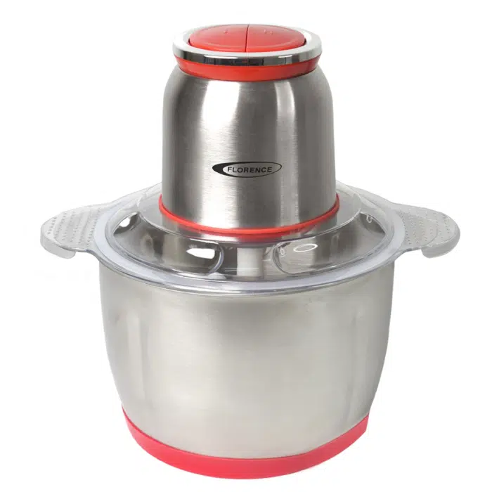 Hachoir electrique Florence - inox- AT-7002 - 3 Litres - Rouge