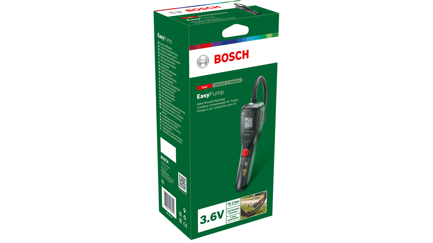 EasyPump Pompe air comprim sans fil Bosch DIY