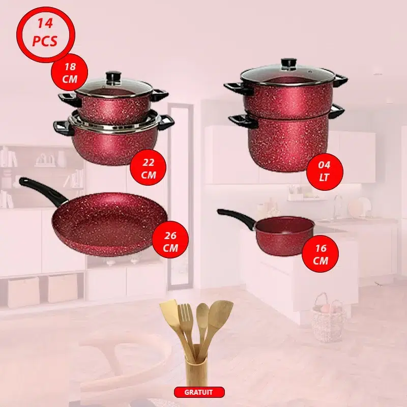 Batterie de cuisine Cookart 14 pièces