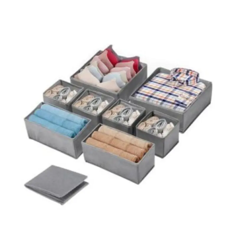 Promo Pack organiseurs 8 box de rangement tiroir