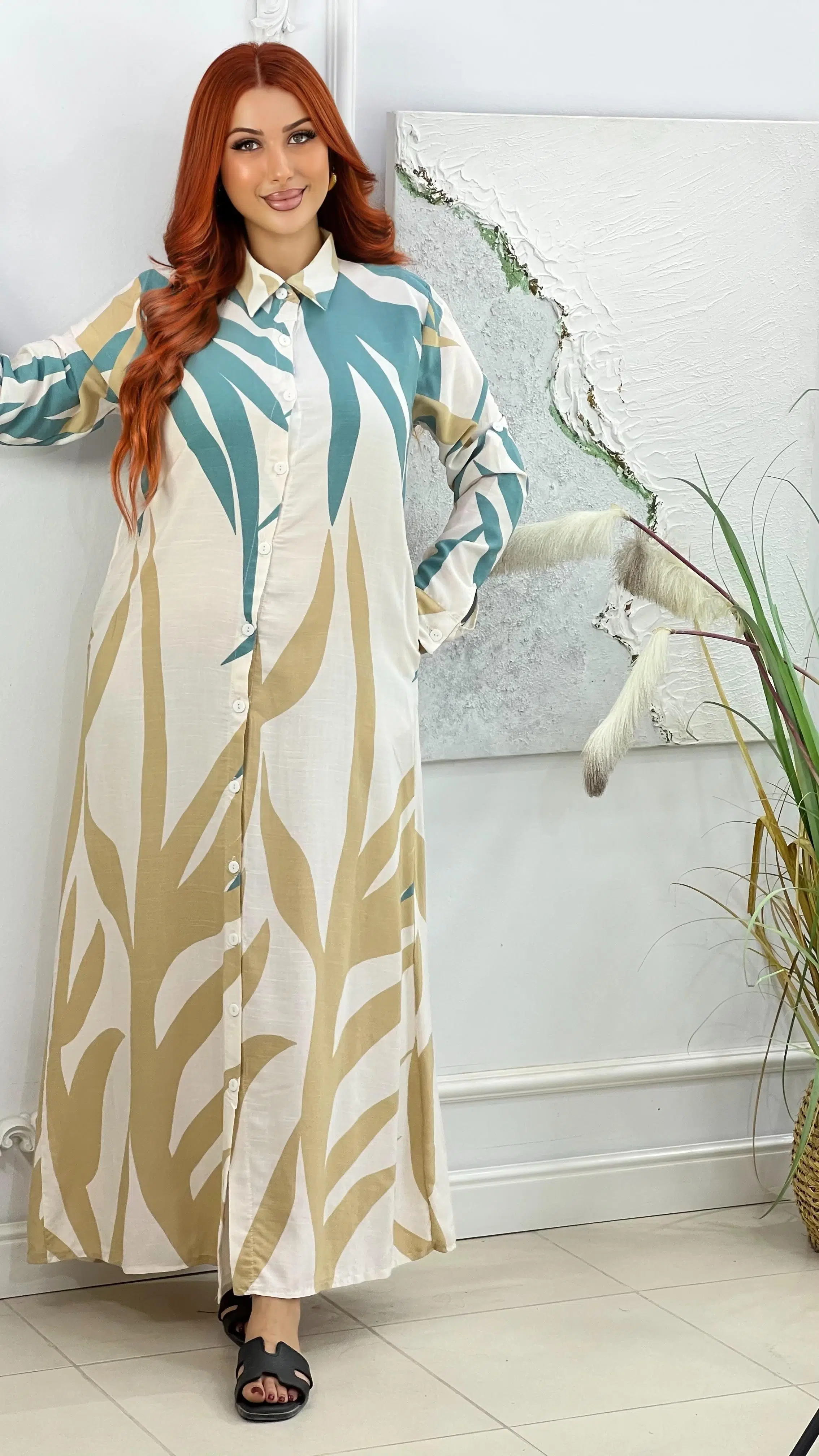 Robe Chemise KAMRAYA – Jungle Chic