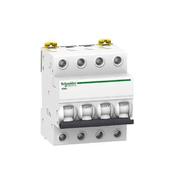 Disjoncteur magnétothermique Schneider 4 pôles