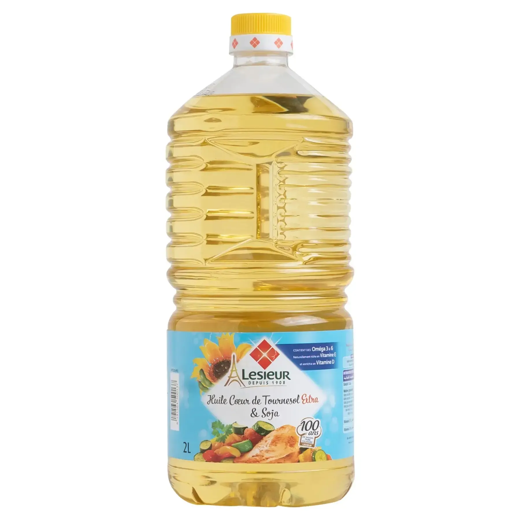 HUILE TOURNESOL ET SOJA 0,9 L LESIEUR