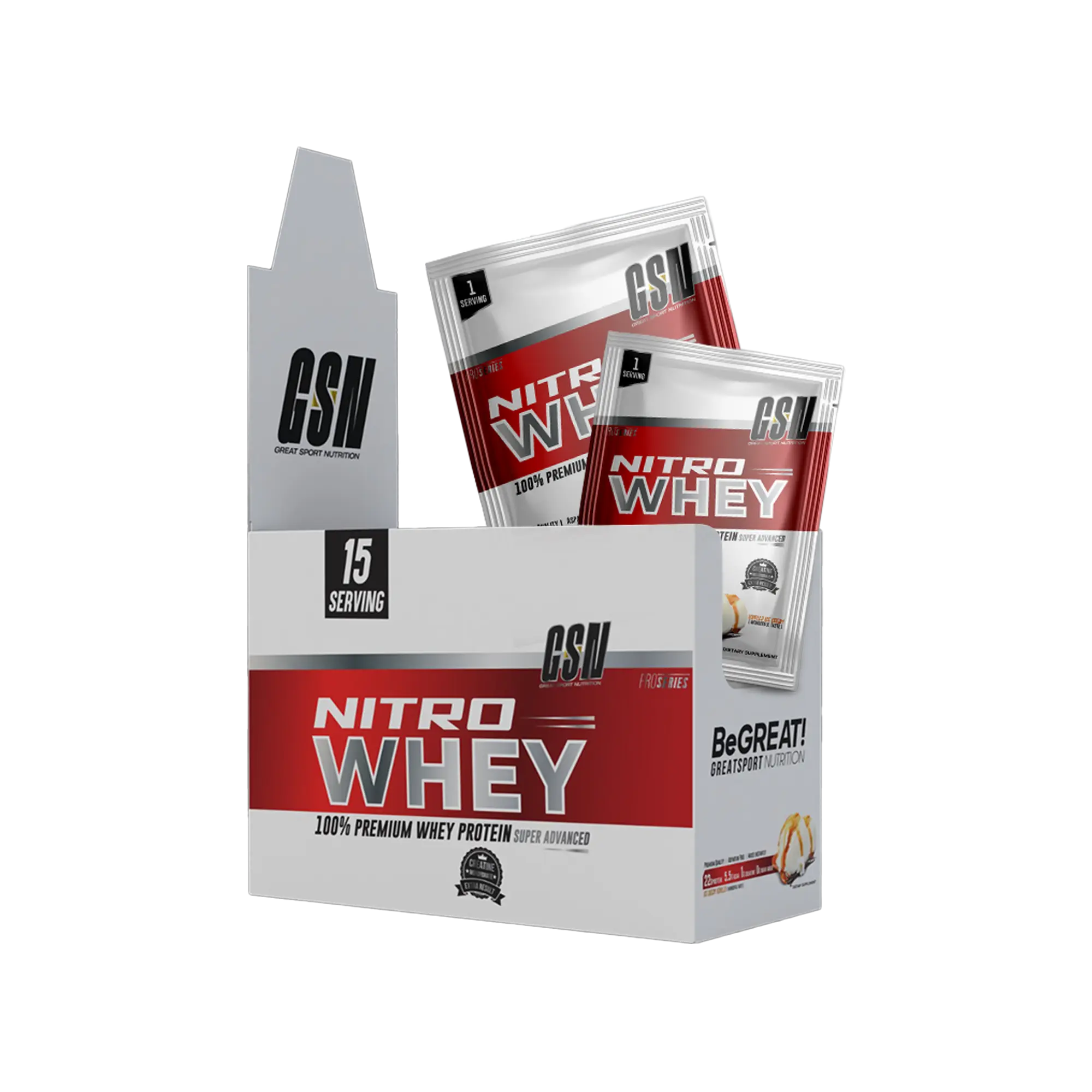 NITRO WHEY MONODOSE 15 serving * 30g GSN