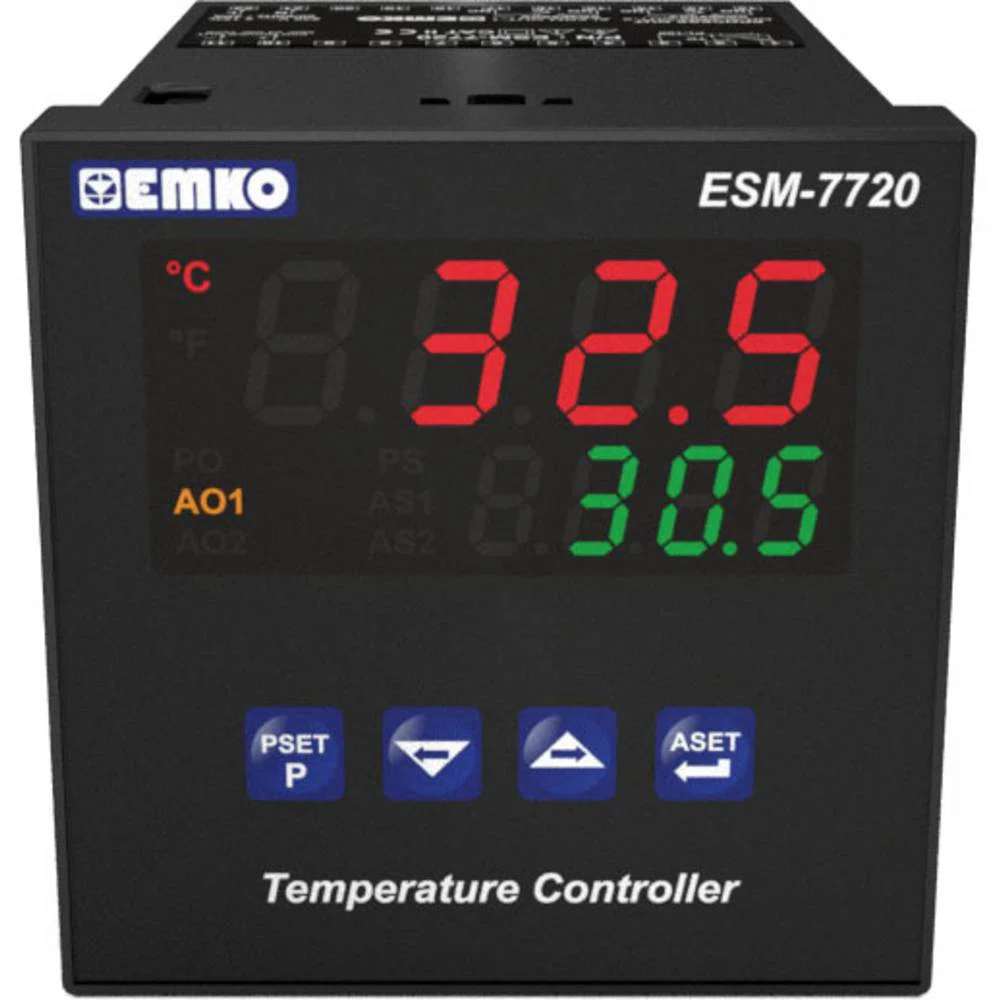 Régulateur de température 24V  72x72mm ESM-7720