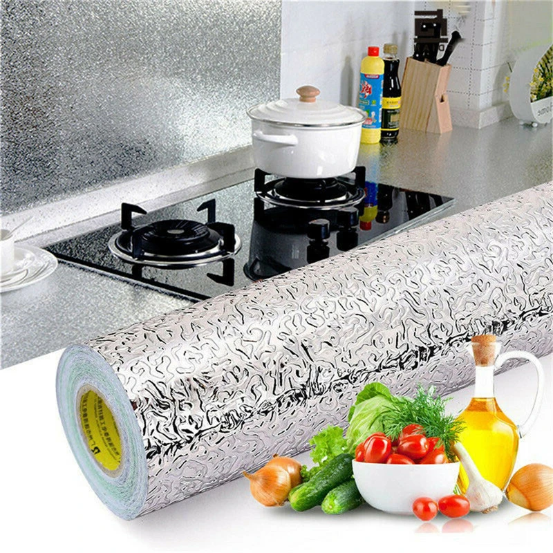Papier aluminium adhésif autocollant 60CM * 5M