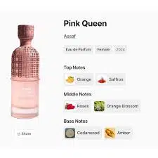 pink queen assaf  pour femme 10 ml edp