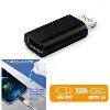 Adaptateur Otg iphone  vers micro USB V8 Noir
