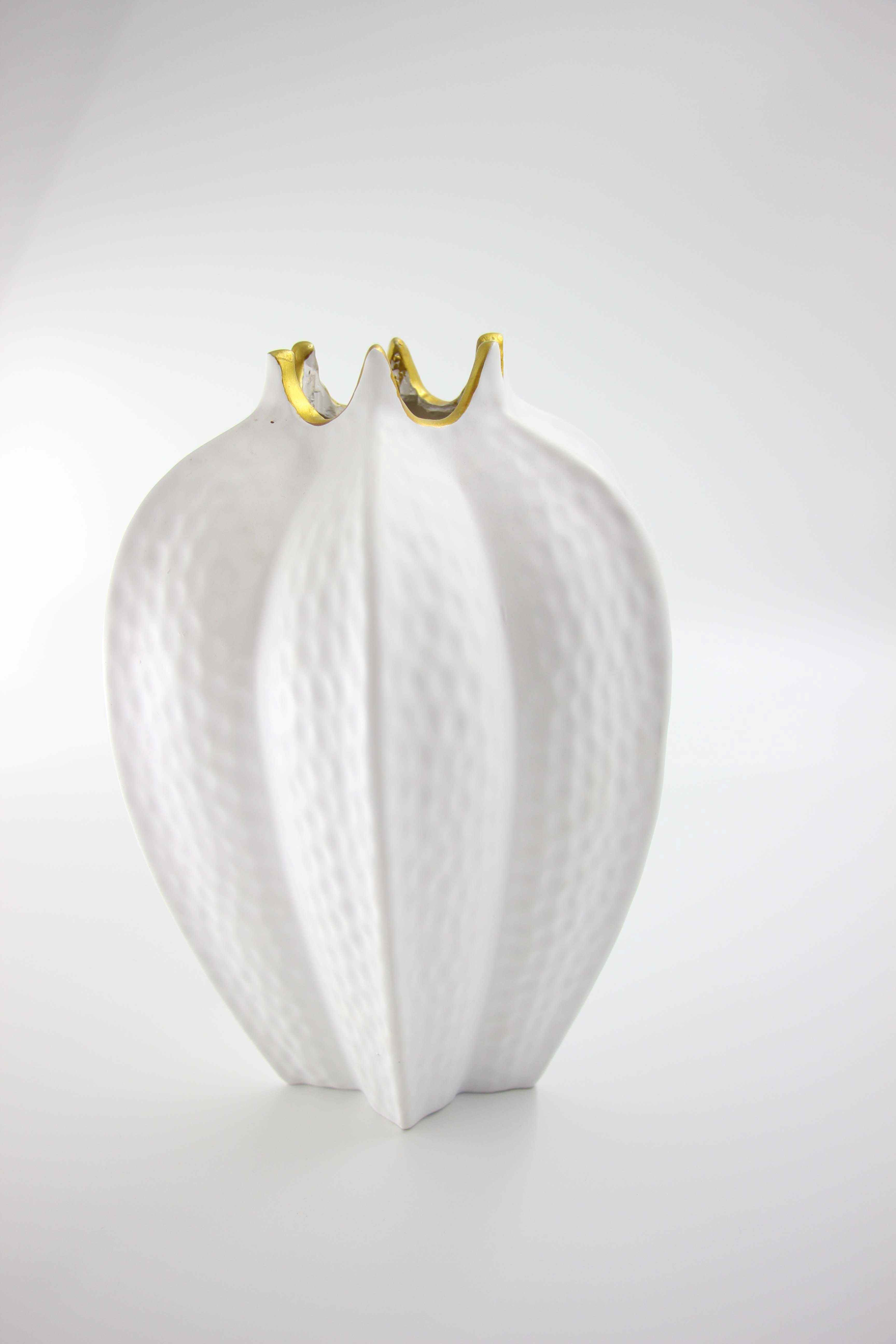vase white Pumpkin long