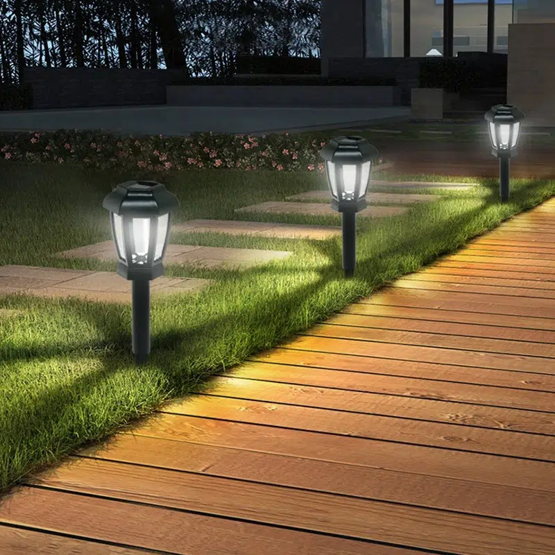 Lampe Solaire Murale 2-en-1 avec Détecteur
