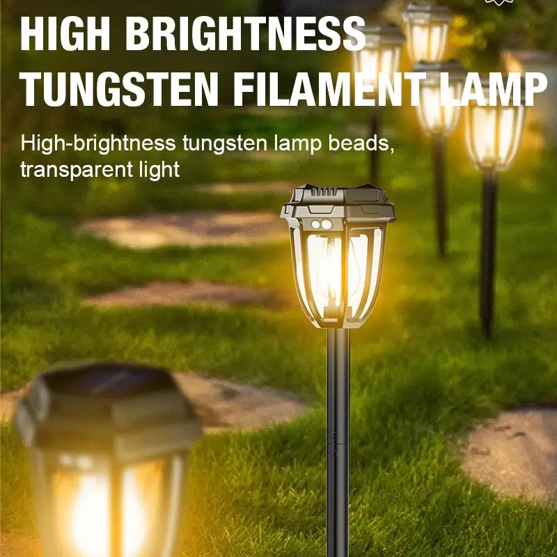 Lampe Solaire Murale 2-en-1 avec Détecteur