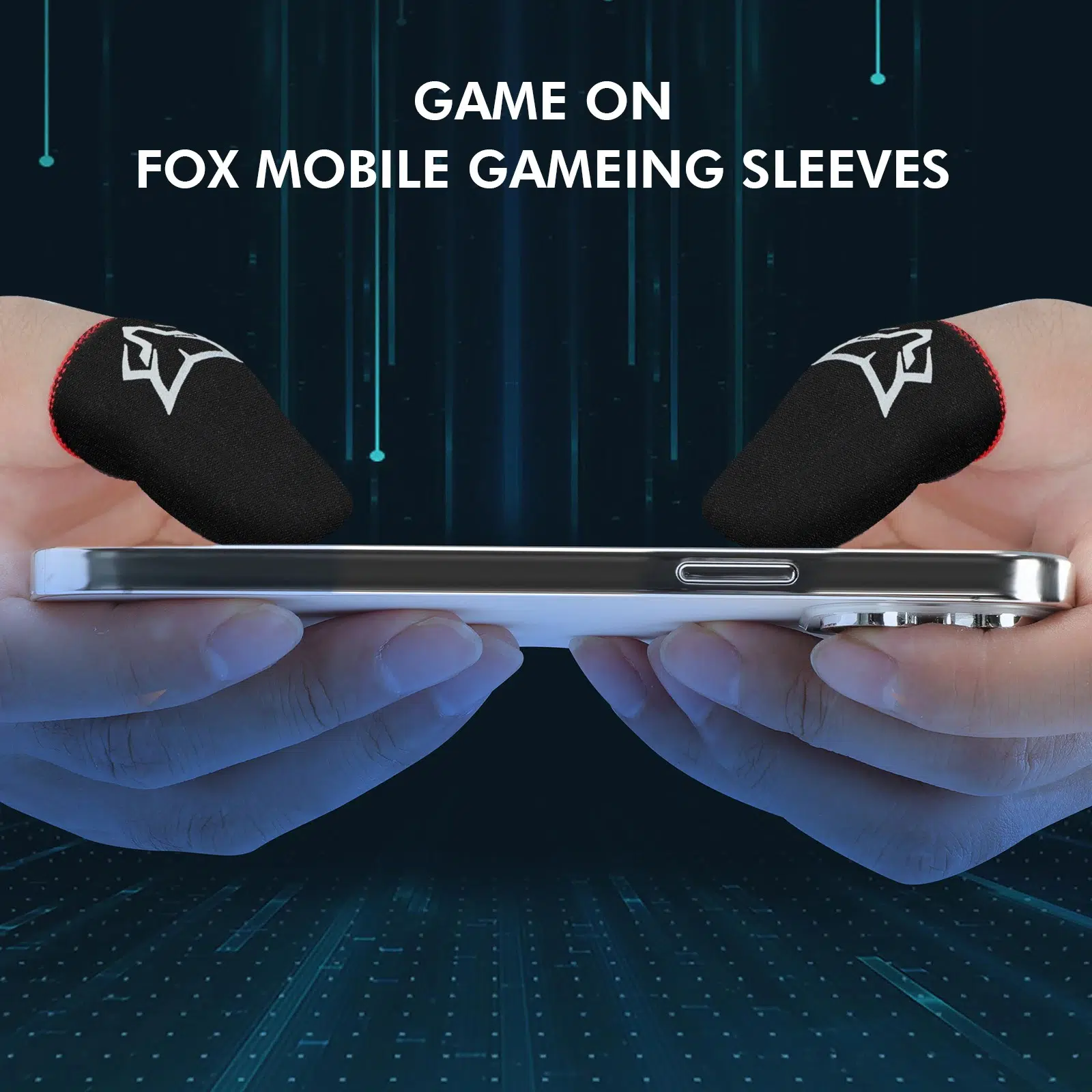 Manchons de Doigt Gaming 2 paires (4 pièces) — avec boîte