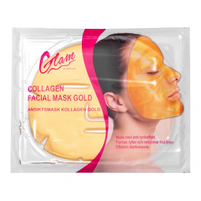 Glam Of Sweden - Masque Visage Gold Collagen Facial Mask Gold