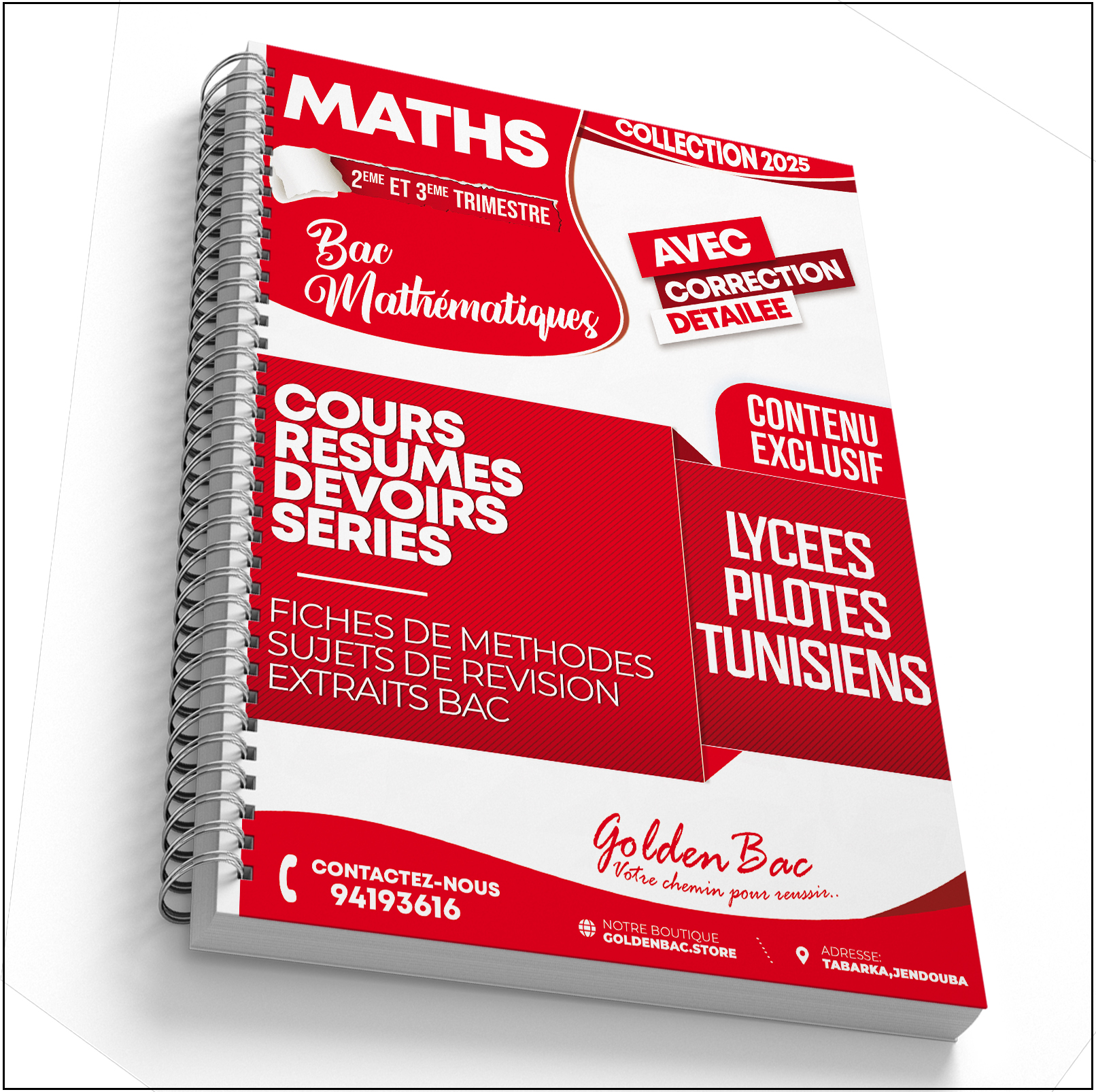 MATHEMATIQUES - 2EME & 3EME TRIMESTRE - BAC MATHS