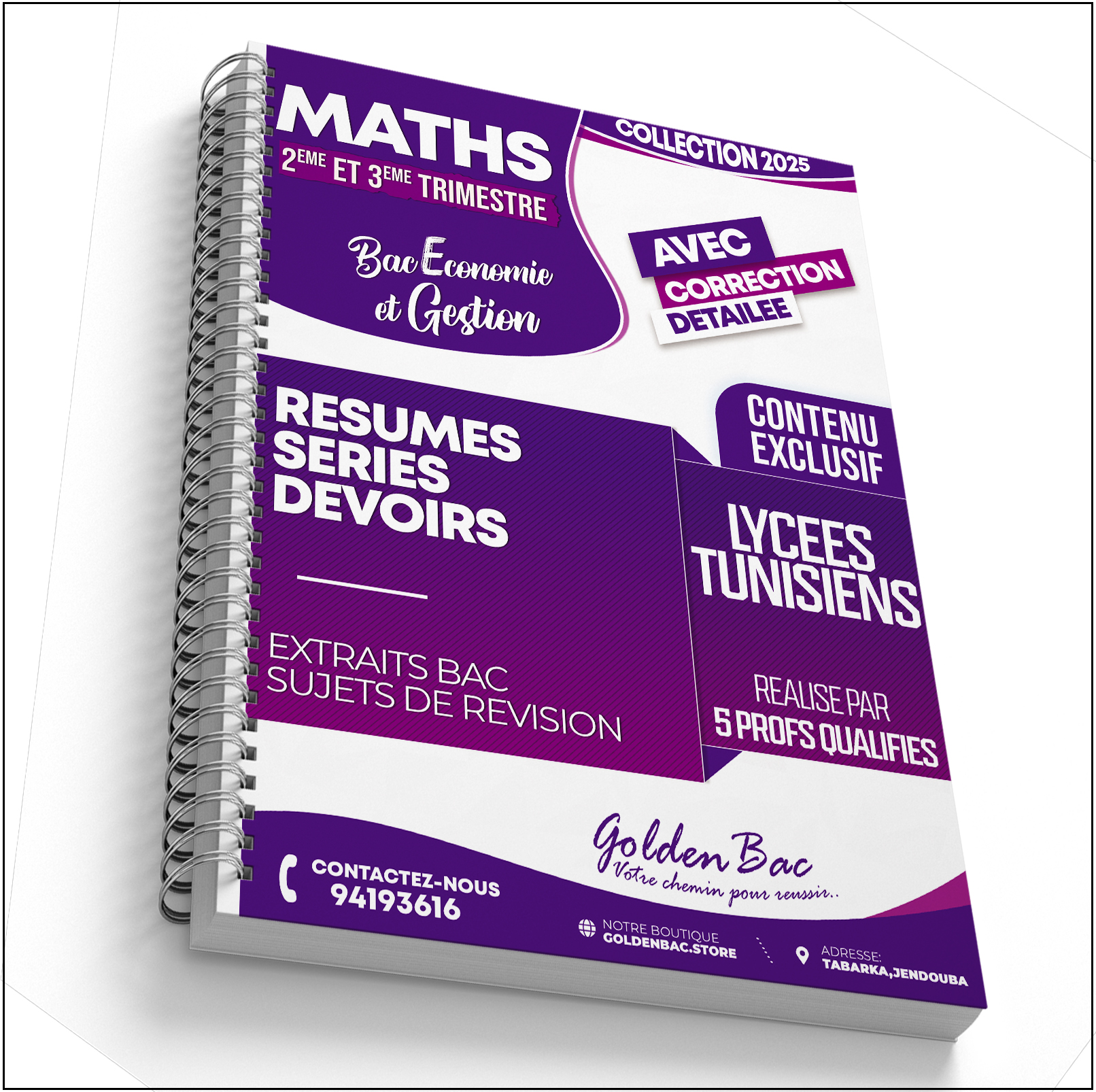 MATHEMATIQUES - 2EME & 3EME TRIMESTRE- BAC ECONOMIE