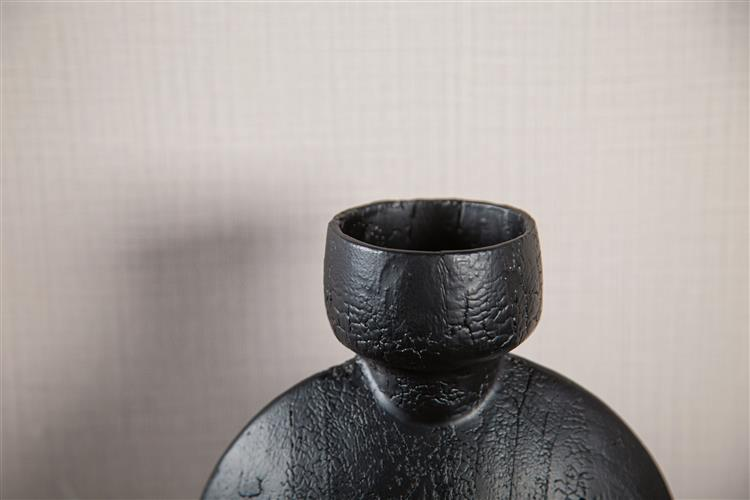 Vase antique cercle Noir