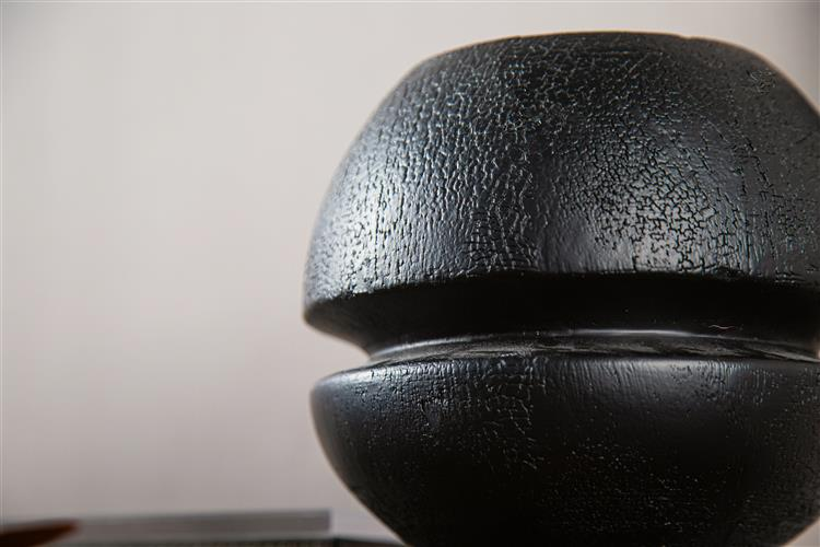Deco antique double cercle Noir