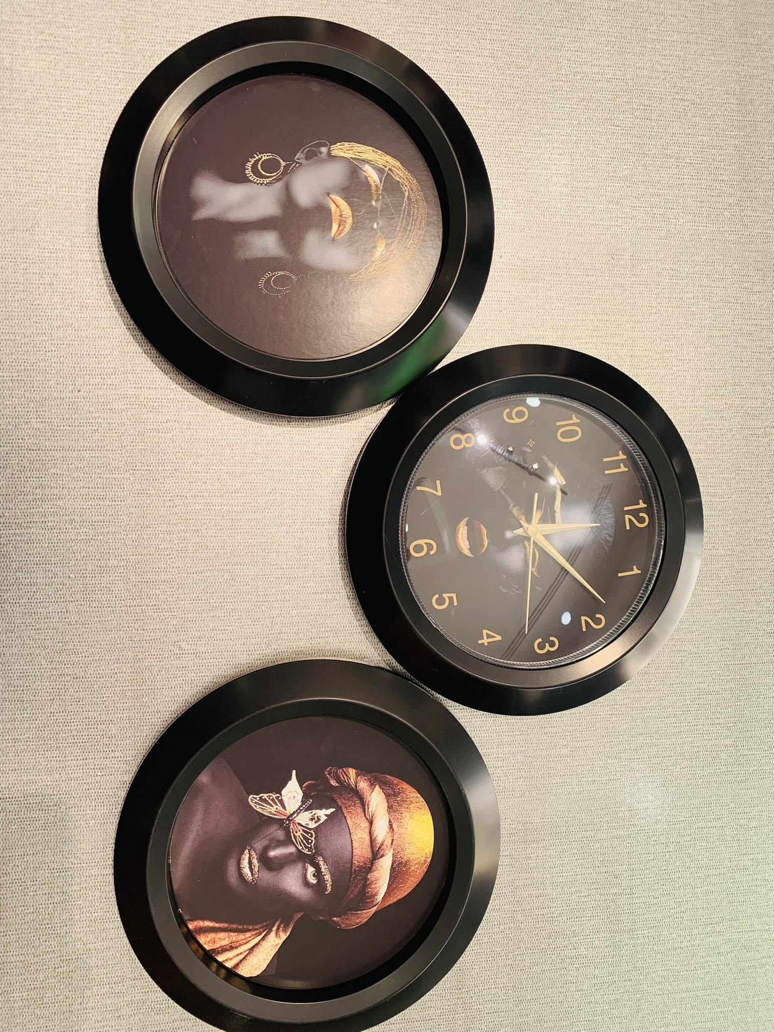 Montre pour décoration 3 piéces