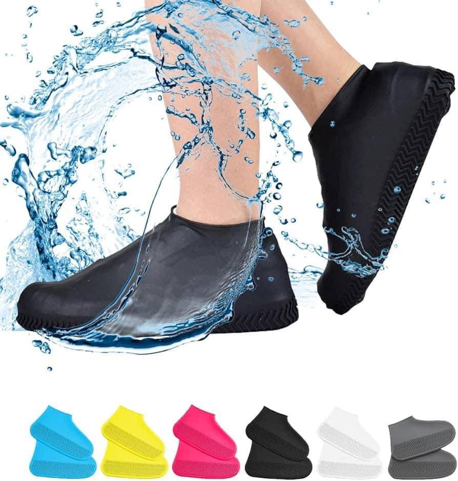 Couvre-Chaussures De Pluie Réutilisables  |أحذية المطر  مقاومة للماء  سيليكون