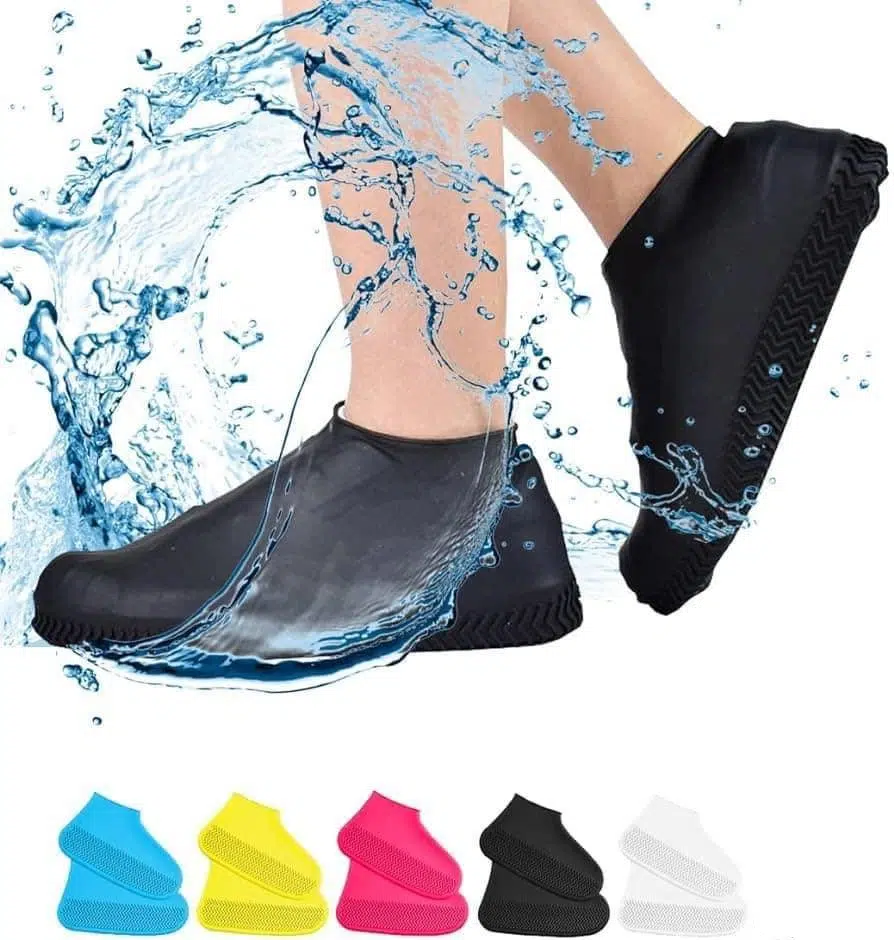 Couvre-Chaussures De Pluie Réutilisables  |أحذية المطر  مقاومة للماء  سيليكون