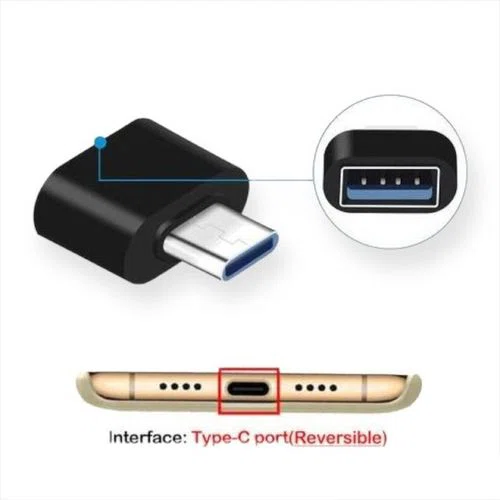 OTG Type C vers USB pour Smartphone Blanc