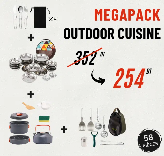 Megapack Outdoor Cuisine – 58 Pièces