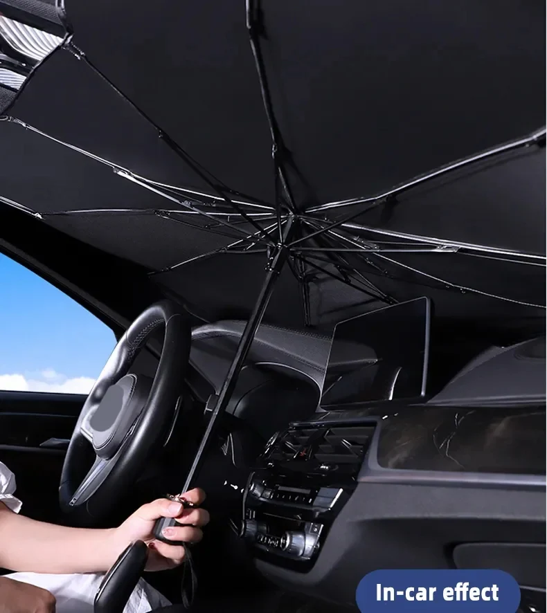 Parapluie Pare-Soleil Pliable pour Pare-Brise de Voiture