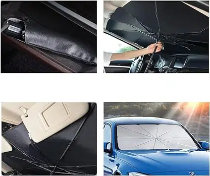 Parapluie Pare-Soleil Pliable pour Pare-Brise de Voiture