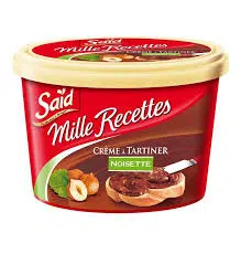 CREME A TARTINER NOISETTE 500 GR SAID