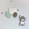 deco murale ourson 2 avec led