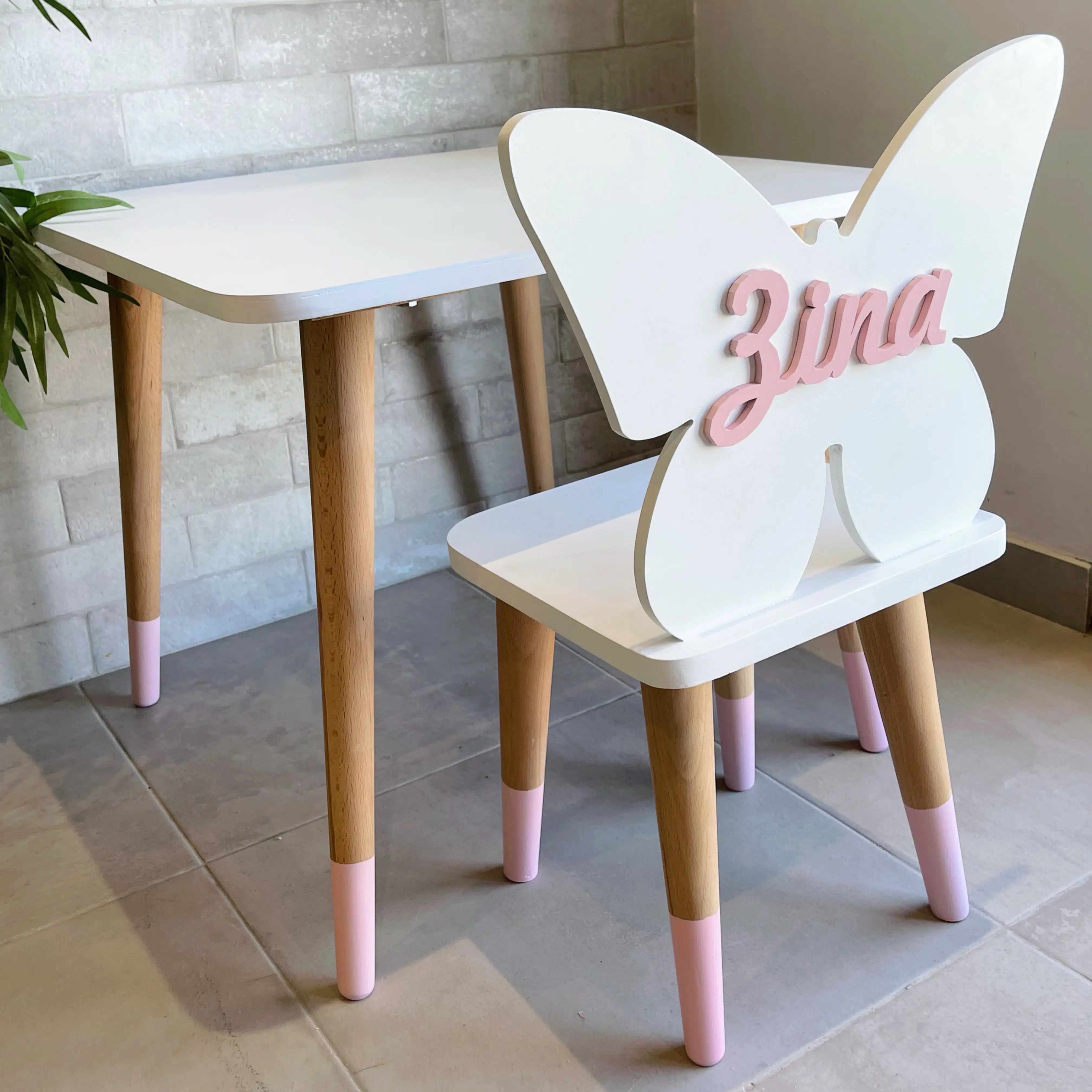 Table + Chaise Enfant Personnalisée (1-3 ans)