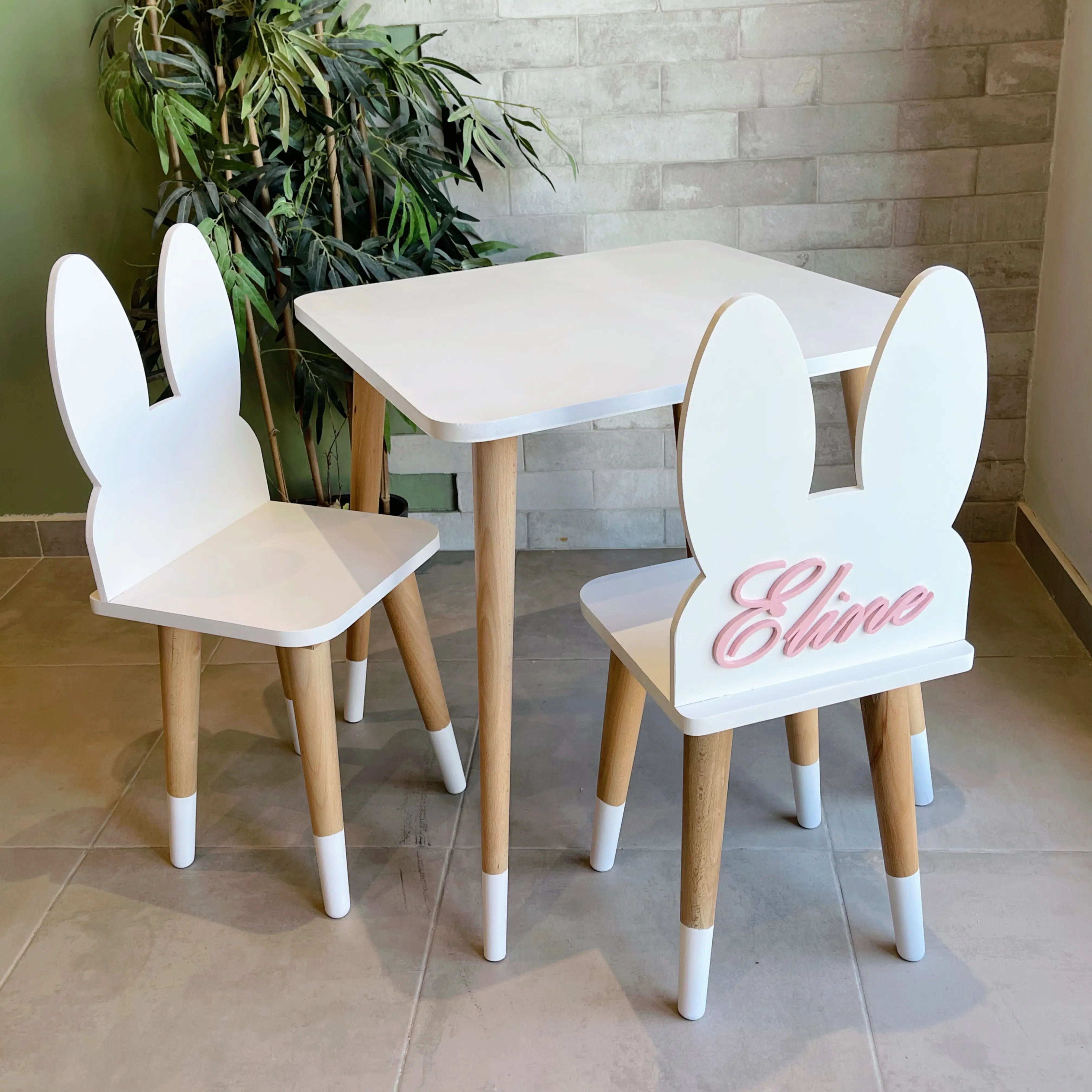 Table + Chaise Enfant Personnalisée (1-3 ans)