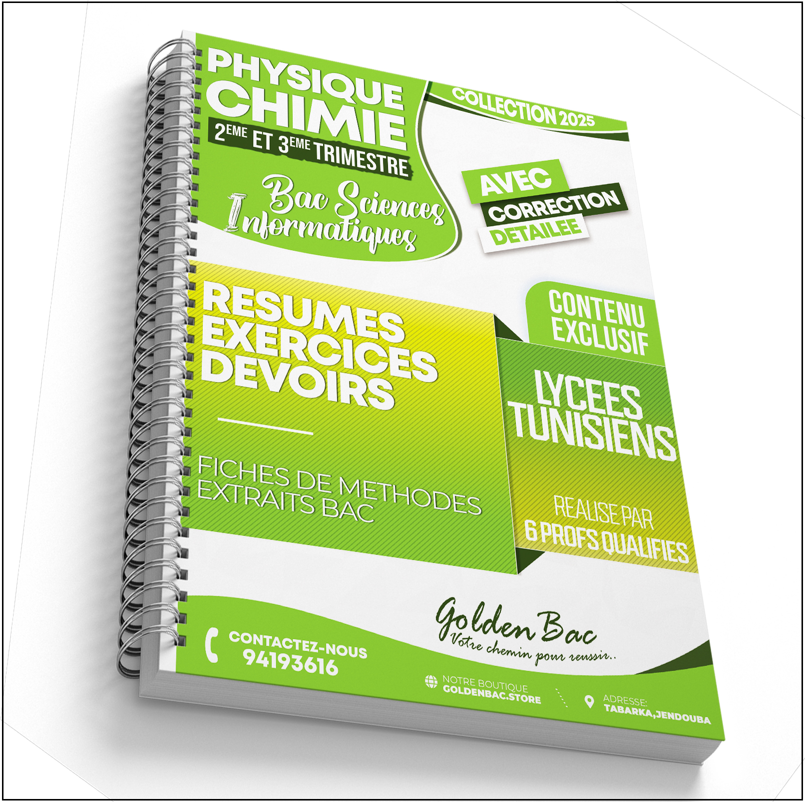 PHYSIQUE/CHIMIE - 2EME & 3EME TRIMESTRE - BAC SC.INFO