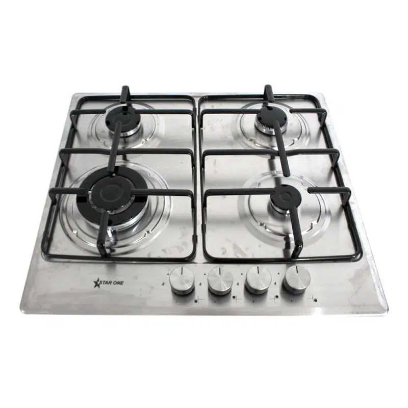 Plaque de Cuisson à Gaz 4 Feux Inox STAR ONE - ST-4F-T600