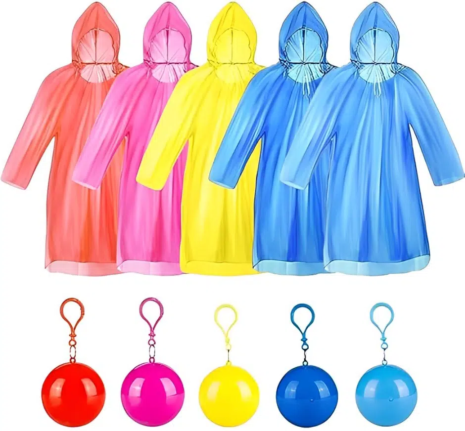 Poncho de pluie  imperméable معطف واق من المطر للطوارئ